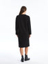 LC Waikiki Crew Neck Printed Women's Dress